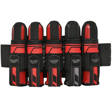 Red JT Paintball Swift Harness Pack 5+8 for paintball with pods