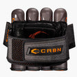 CRBN Paintball SC Harness 4 Pod Black Heather back