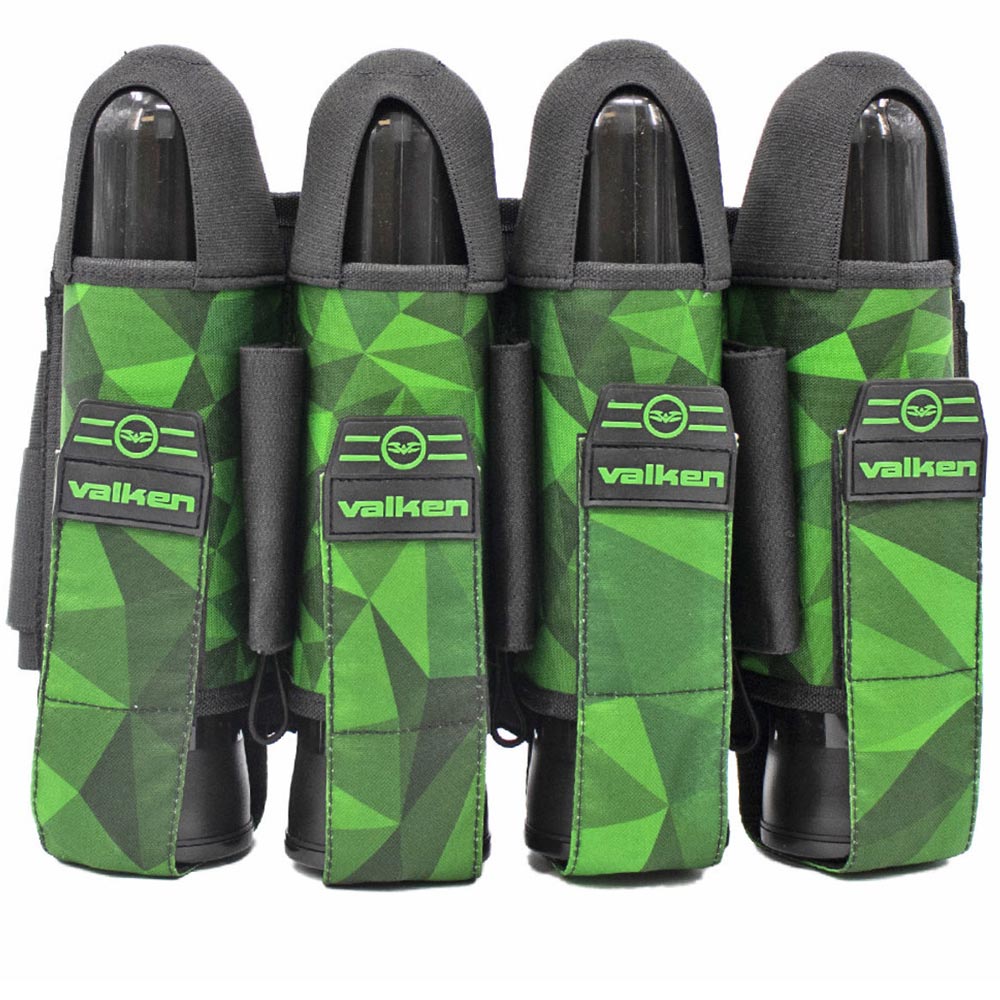 Valken Fate GFX 4+3 Paintball Harness Polygon Green
