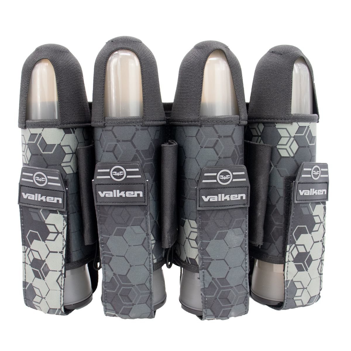 Valken Fate GFX 4+3 Paintball Harness 3D Cube Grey Camo