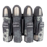 Valken Fate GFX 4+3 Paintball Harness 3D Cube Grey Camo