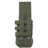 Back of Valken Vest Pouch V-TAC Tank Pouch Universal Olive