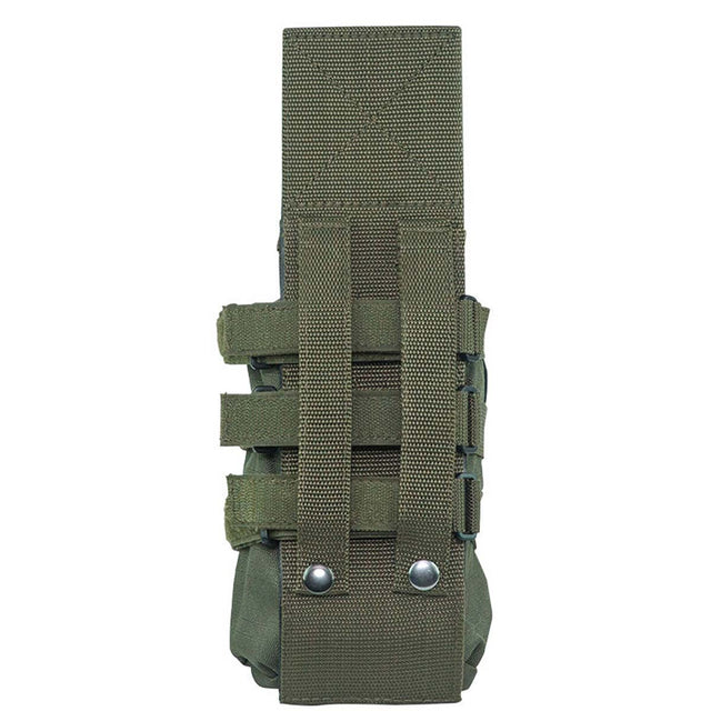 Back of Valken Vest Pouch V-TAC Tank Pouch Universal Olive