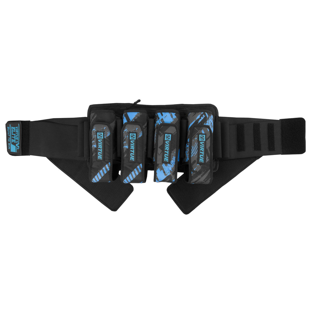 Virtue Elite Paintball Harness 4+7 Graphic Cyan