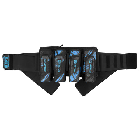 Virtue Elite Paintball Harness 4+7 Graphic Cyan