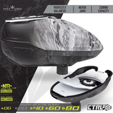 Bunkerkings CTRL2 Loader Ghost Highlander  black and white details graphic