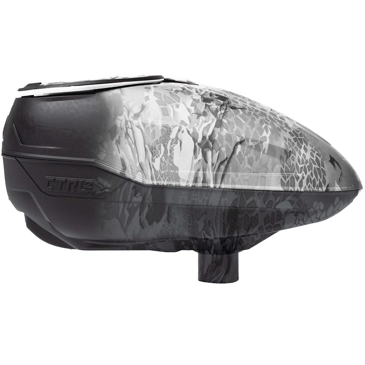 Bunkerkings CTRL2 Loader Ghost Highlander side view black and white graphic