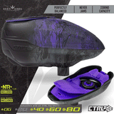 Bunkerkings CTRL2 Loader Purple Black Highlander details graphic