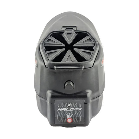 Empire Halo Pro Loader backside view with speed feed installed
