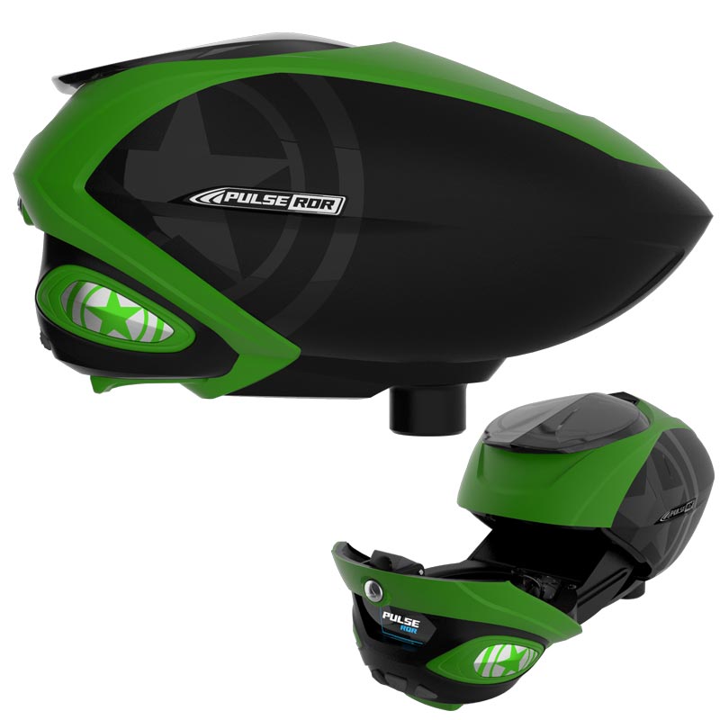 GI Sportz Pulse RDR Paintball Loader with Radar Lime