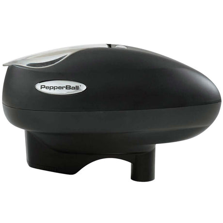 Pepper Ball EL-2 Max Electronic Loader hopper with 'PepperBall' logo on a white background