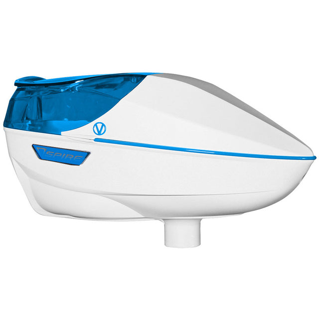 Virtue Spire Paintball Loader White Cyan