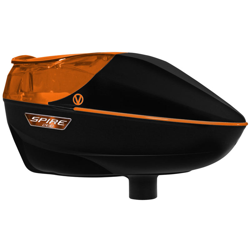 Virtue Spire 260 Paintball Hopper Black Orange