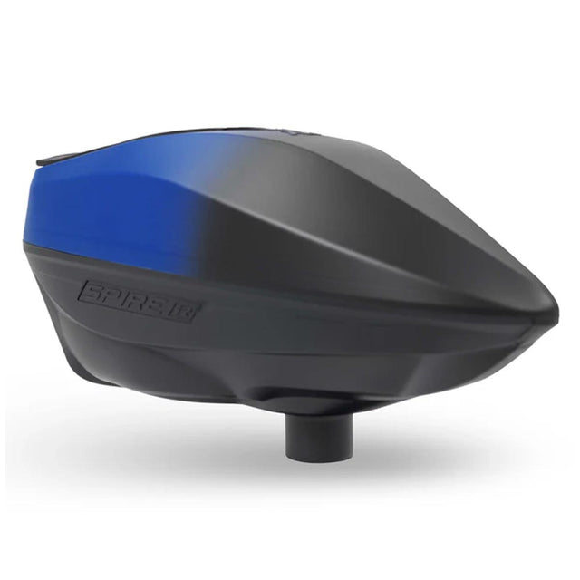 Virtue Spire iR2 Loader Blue Black Fade front angle view on a white background