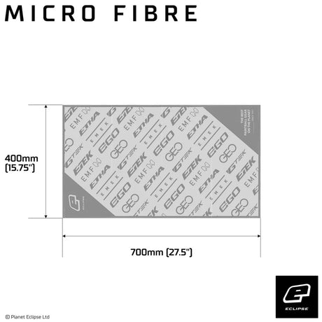 Planet Eclipse Dual Side Microfiber Cloth Black Green