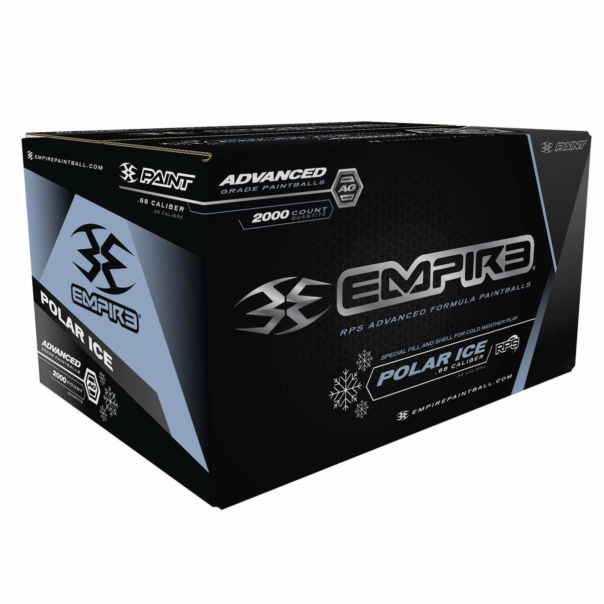 Empire Polar Ice 2000 Paintballs Red/Orange Orange Fill