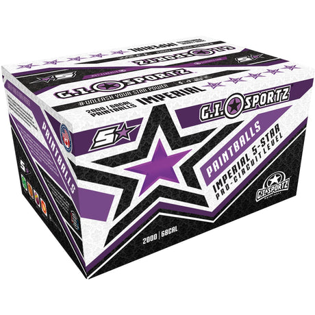 GI Sportz 5 Star Paintballs 2000 Rounds in box
