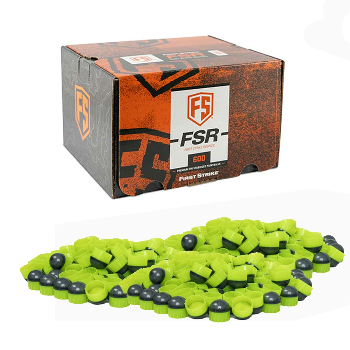 First Strike Rounds 600 Count Smoke Green Shell Green Fill