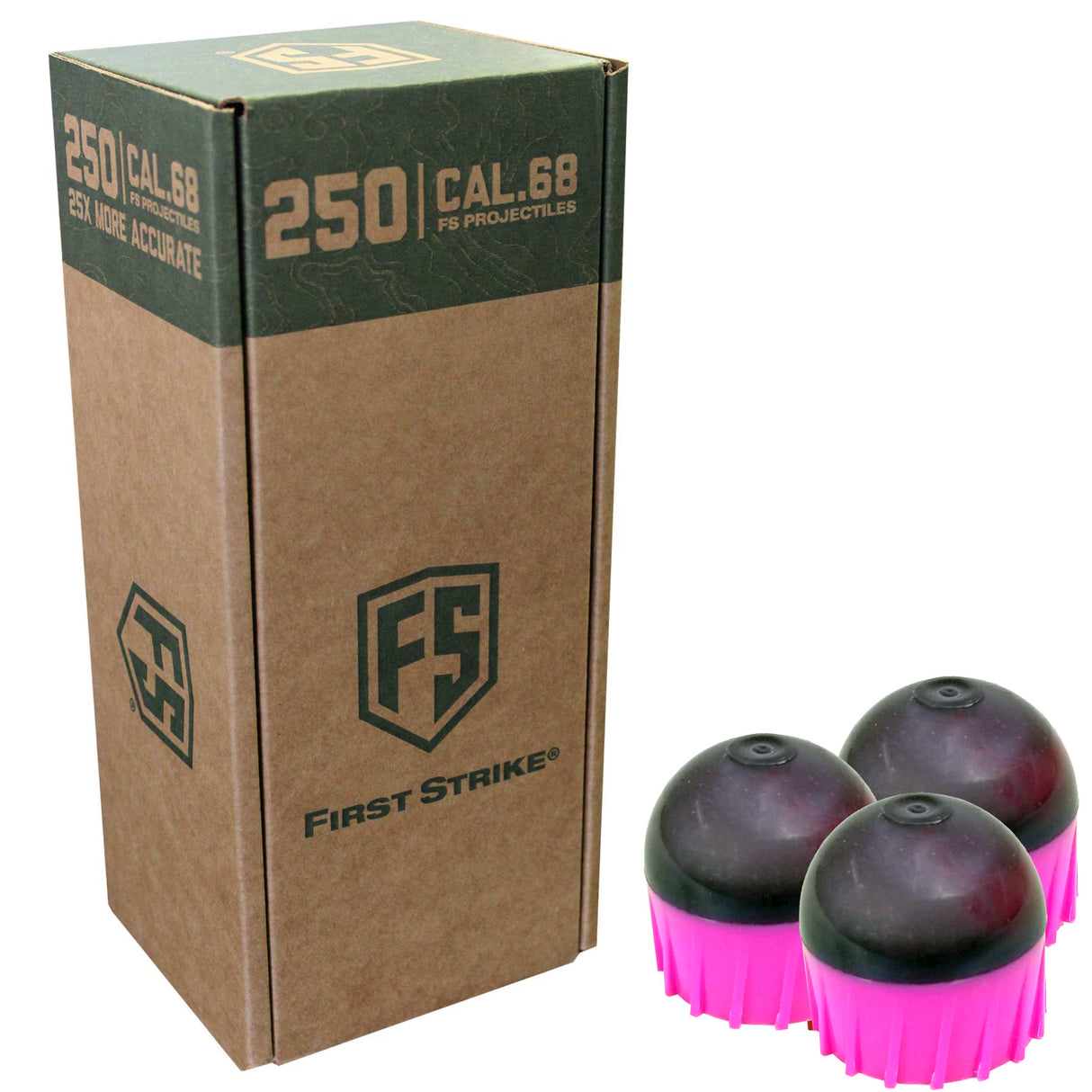 First Strike Rounds 250 Count Smoke Pink Shell Pink Fill
