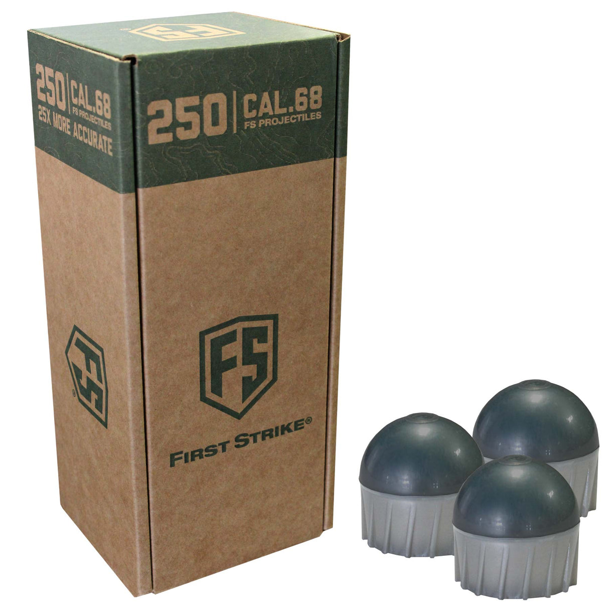 First Strike Rounds 250 Count Smoke White Shell White Fill