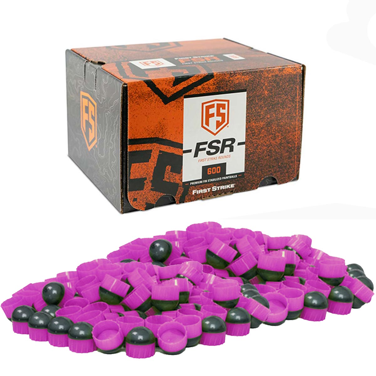 First Strike Rounds 600 Count Smoke Pink Shell Pink Fill