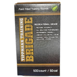 Tippmann Brigade Training .50 Caliber Paintballs 500 Rounds Yellow