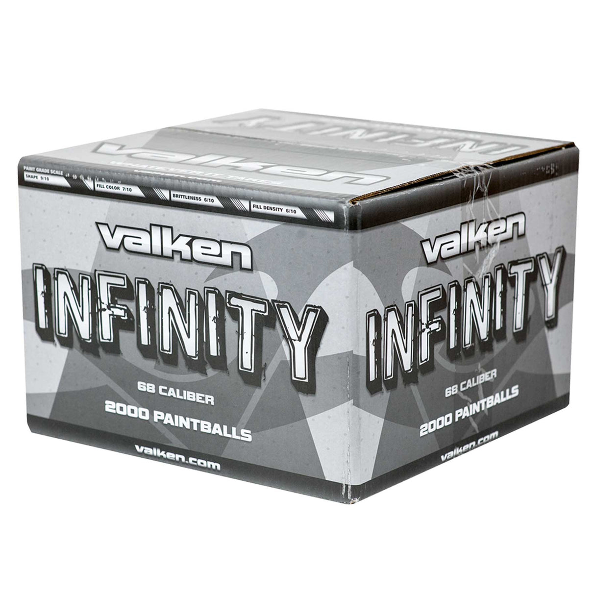 Valken Infinity Paintballs 2000 Rounds White Shell White Fill