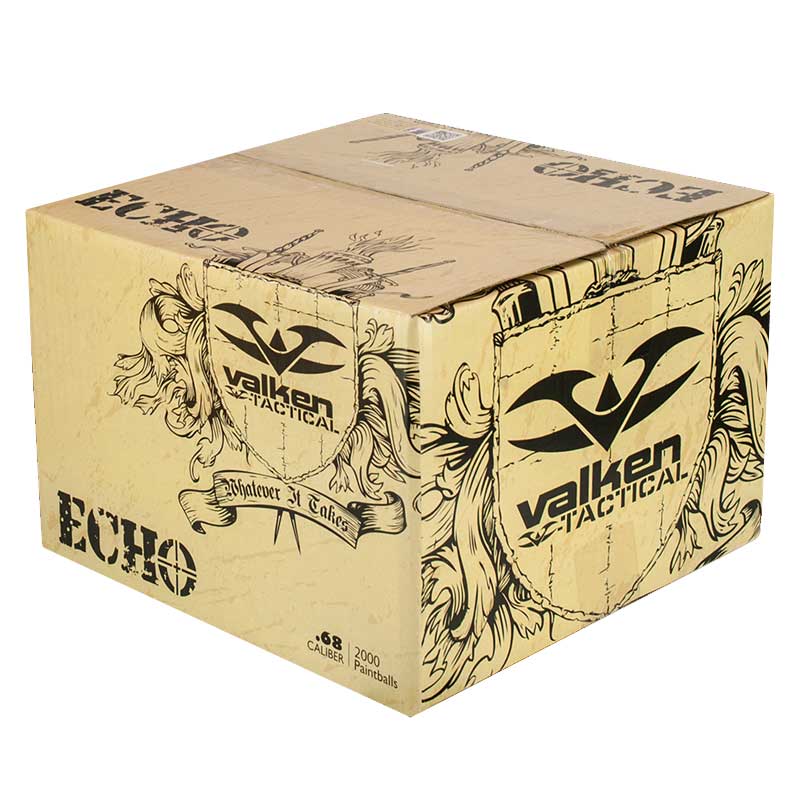 Valken Echo Paintballs 2000 Rounds White Shell White Fill