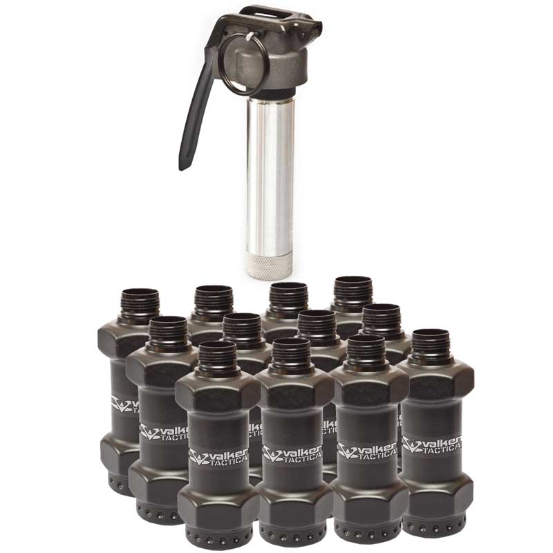 Valken Tactical Thunder B Grenade Dumbbell 12 Pack W/Core