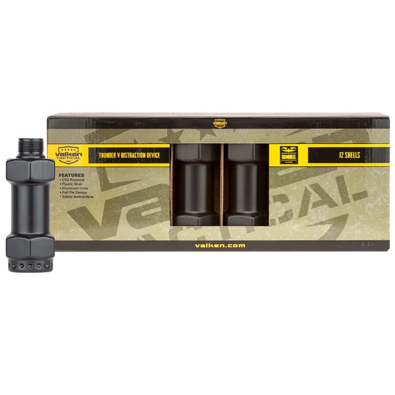 Valken Tactical Thunder V Sound Grenade Dumbbell 12 Pack Shells
