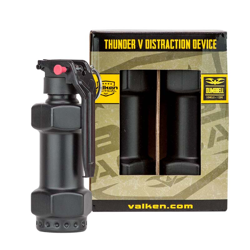 Valken Tactical Thunder V Sound Grenade 3 Pack Dumbbell W/Core