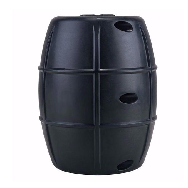 back of Elite Force Hailstorm GBB Airsoft Grenade Black on a white background
