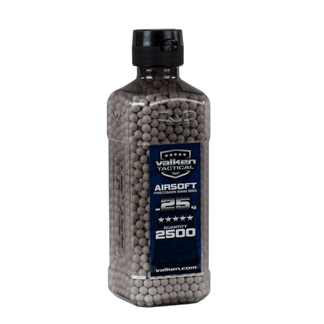 Valken Tactical 6MM .25g Airsoft BB's White 2500CT