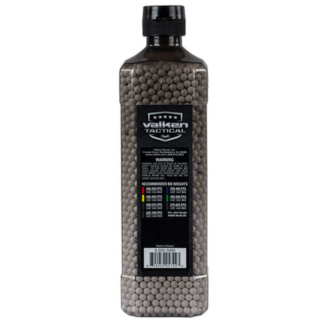 Valken Tactical 6MM .28g Airsoft BB's White 5000CT