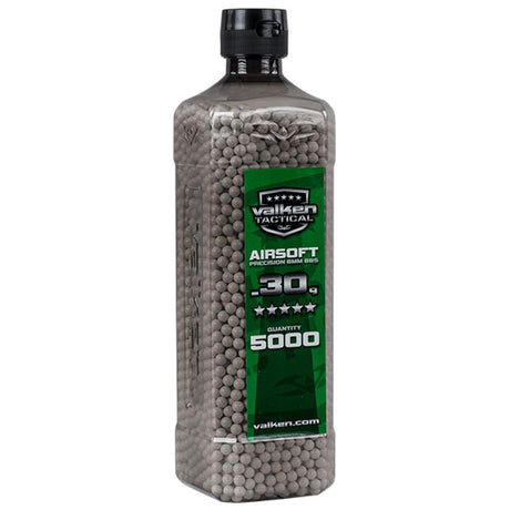 Valken Tactical 6MM .30g Airsoft BB's White 5000CT