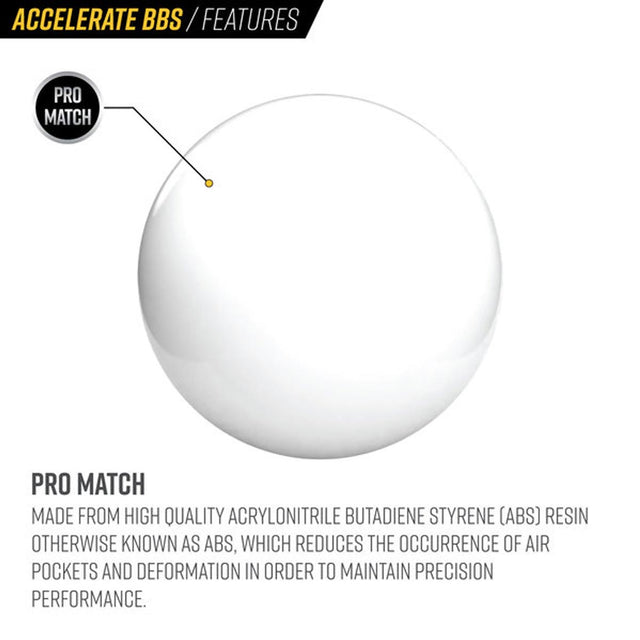 Valken Accelerate 6MM .30g Airsoft BBs White 5000CT