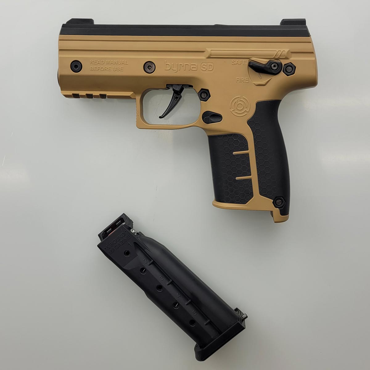 USED Byrna SD Self Defense Launcher Tan