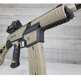 Dye DAM Paintball Marker Tan w 3 Mags USED 450psi tank needed