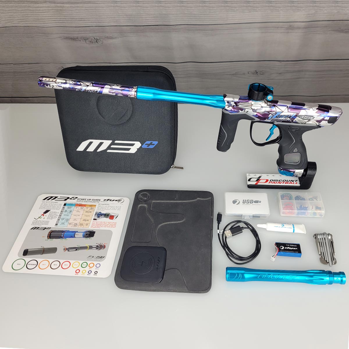 USED Dye M3+ Paintball Marker PGA POP