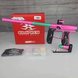 USED Empire Axe 2.0 OLED Paintball Marker Pink Teal
