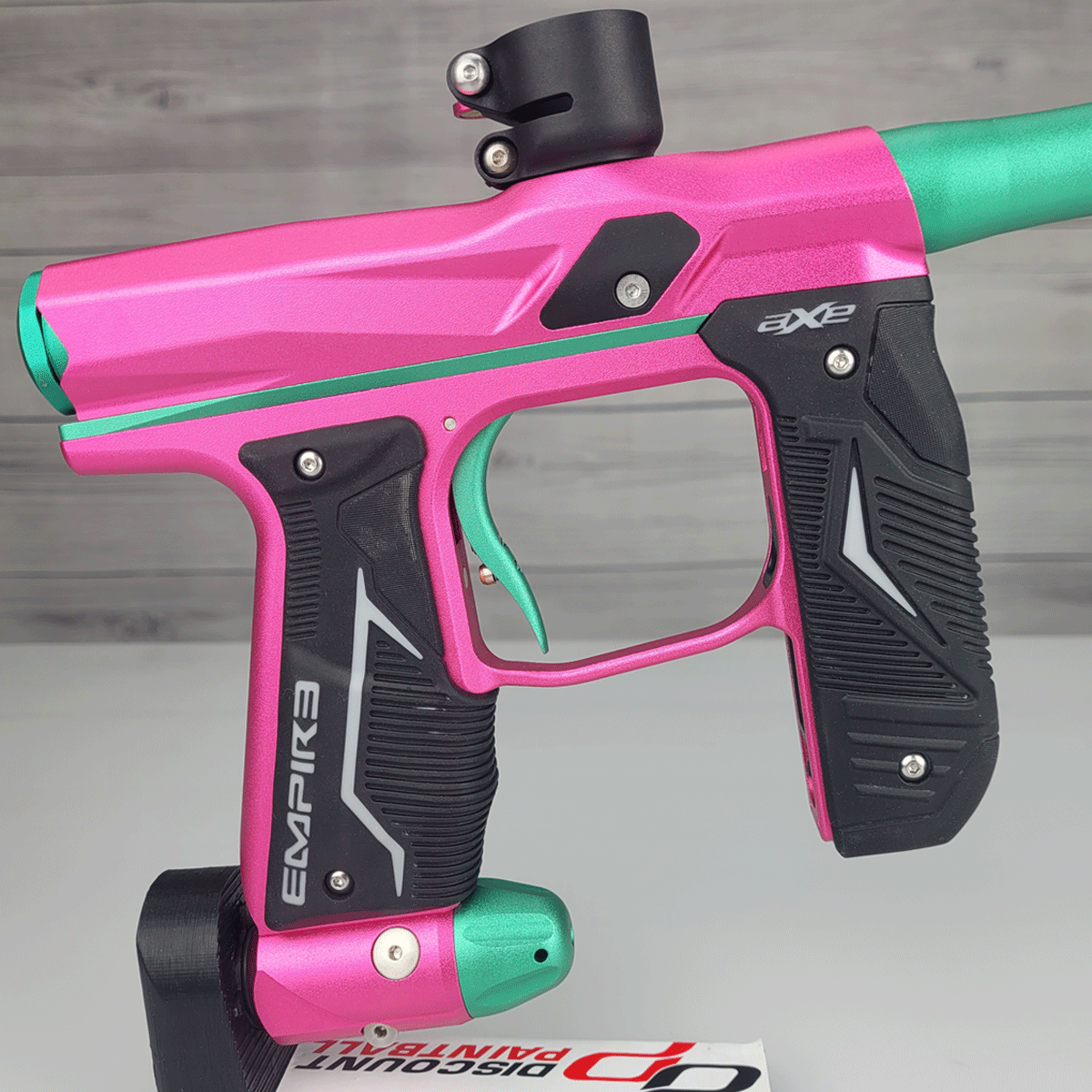 USED Empire Axe 2.0 OLED Paintball Marker Pink Teal
