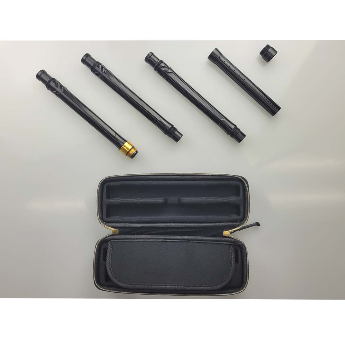 Barrel kit parts on a light background