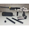 USED Empire Sniper Pump Grey Paintball marker with accessories on a white surface