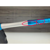 Empire Mini GS Paintball Marker Blue Silver w 2 pc Barrel USED