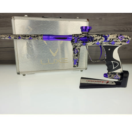 DLX Luxe 2.0 OLED Paintball Marker Camo Purple w Case USED