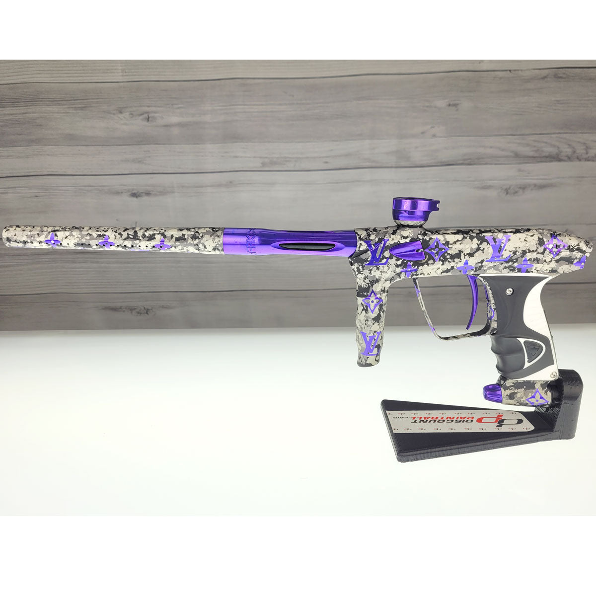DLX Luxe 2.0 OLED Paintball Marker Camo Purple w Case USED