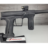 USED Black Planet Eclipse Etha 3 Paintball Marker close up of right side of body