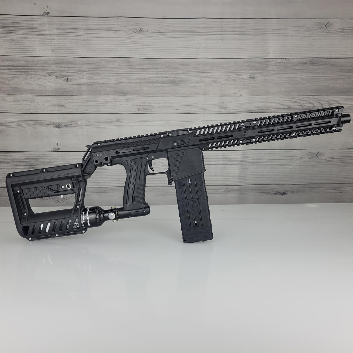 USED Planet Eclipse EMF100 Black w PWR Stock Tank 6 Mags