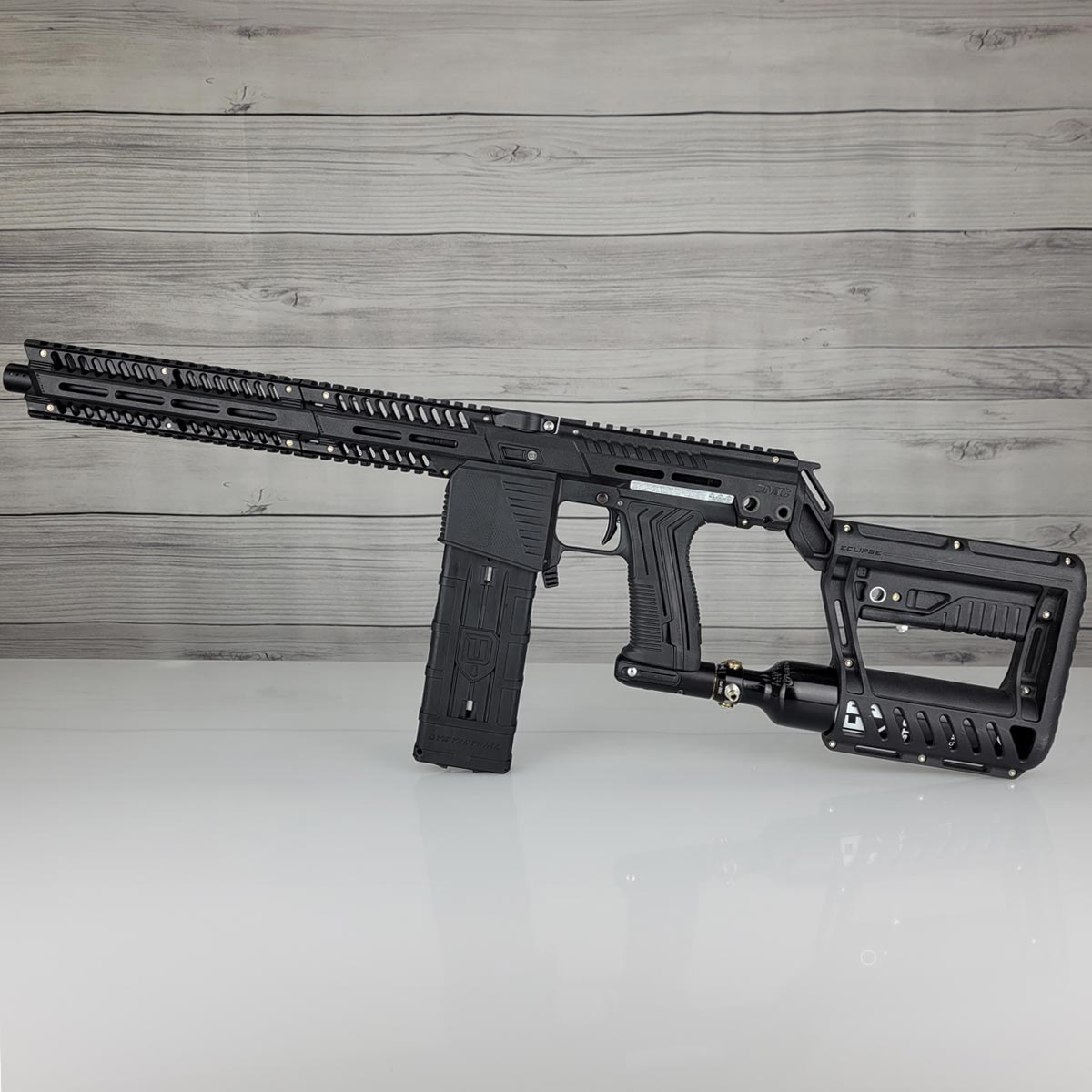 USED Planet Eclipse EMF100 Black w PWR Stock Tank 6 Mags