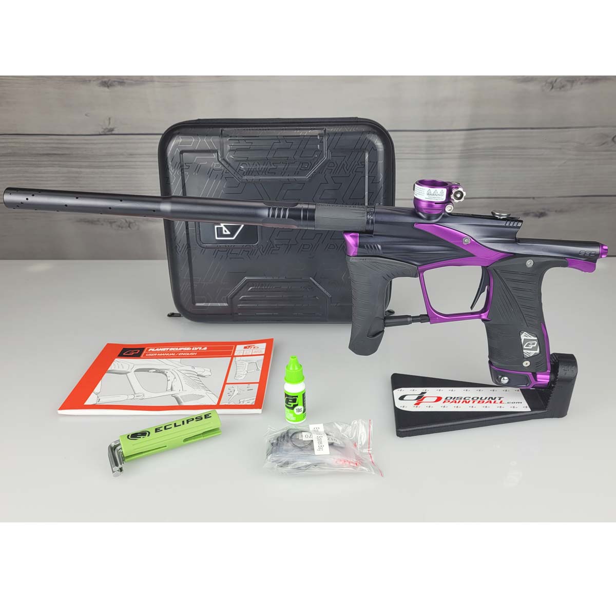 USED Planet Eclipse LV1.6 EGO Black Purple Amethyst with case, manual, toos, spares and oil